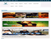 Tablet Screenshot of collegesnepal.com
